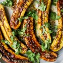 Roast Plantains with Cumin-Lime Dressing